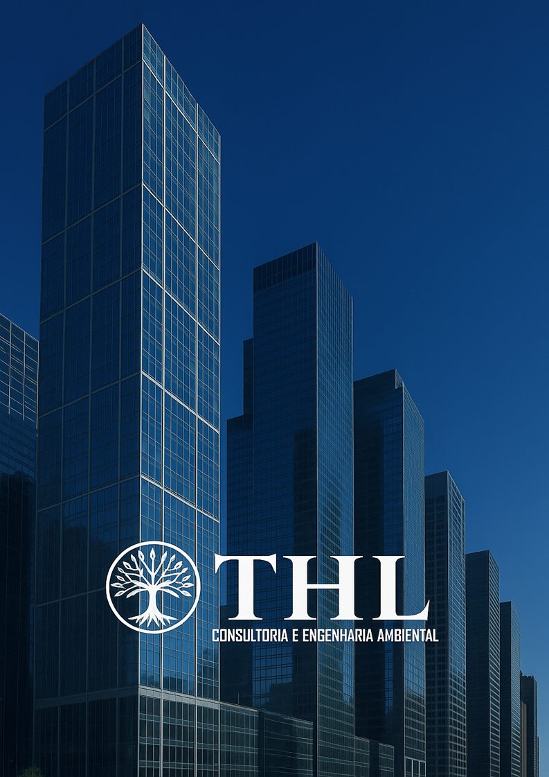 Edifícios corporativos representando atuação estratégica da THL em consultoria e engenharia ambiental